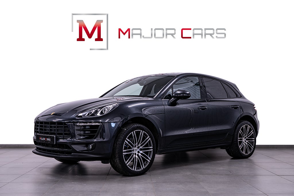 Porsche Macan PDK Sport Chrono 21" PASM 14-Vägs Värmare Drag 
