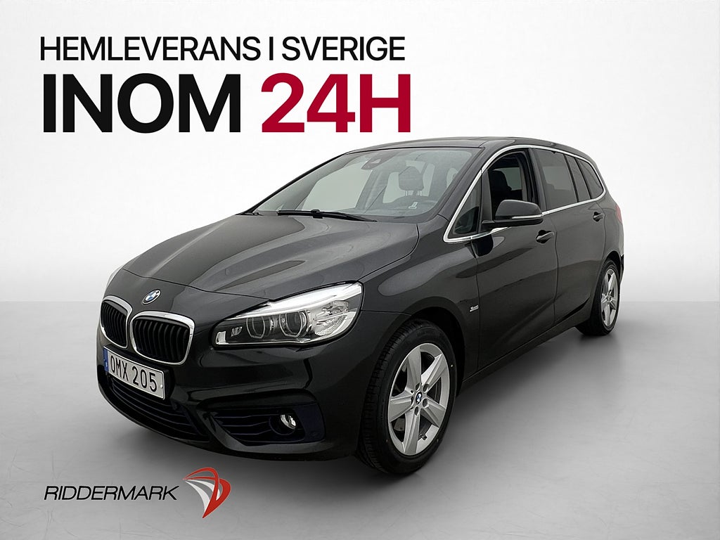 BMW 220D xDrive GT Sport line 7-Sits Pano HUD HiFi Navi Drag