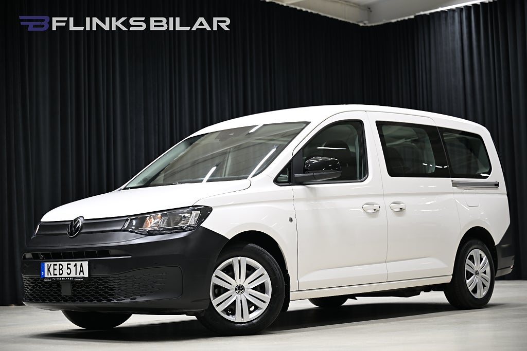 Volkswagen Caddy Maxi 1.5 TSI 114HK 5-Sits|Dubbeldörr|Backkamera|Leasbar