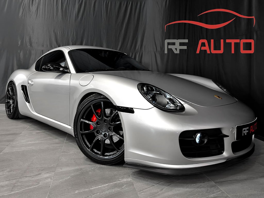 Porsche Cayman S Svensksåld Sport Chrono Sportavgas 330hk