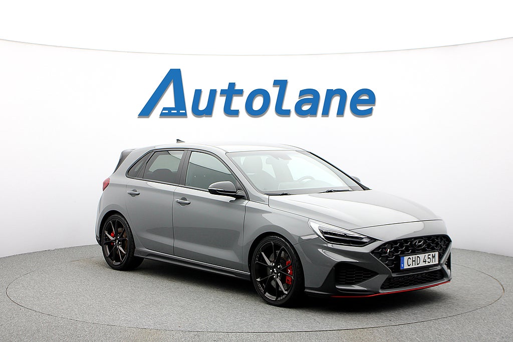 Hyundai i30 N Performance DCT, 19", Kamera, Carplay, Keyless 280hk