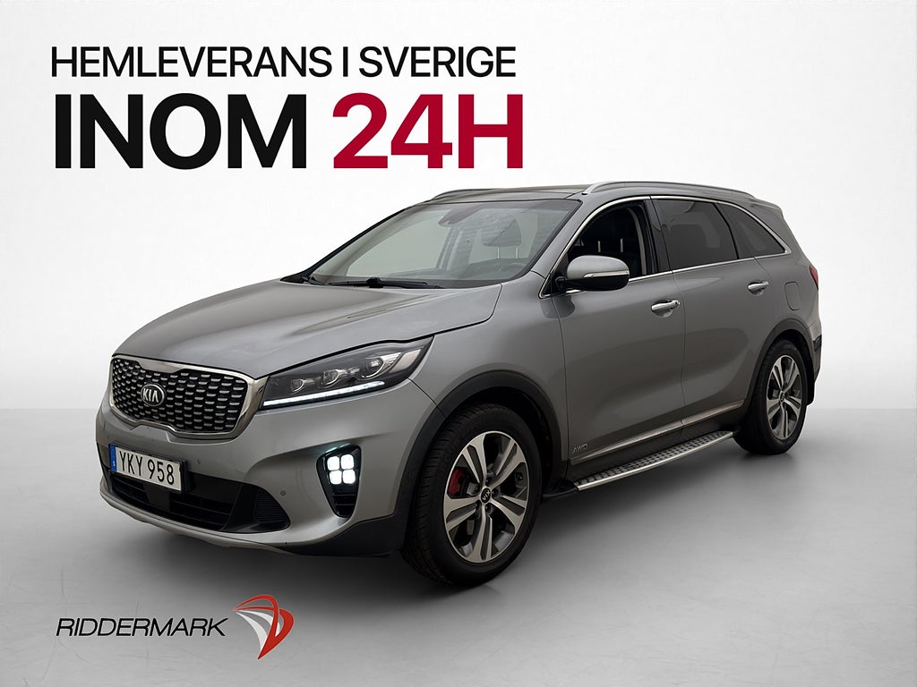 Kia Sorento 2.2 CRDi AWD 7-Sits GT-Line Pano H/K Drag 200hk