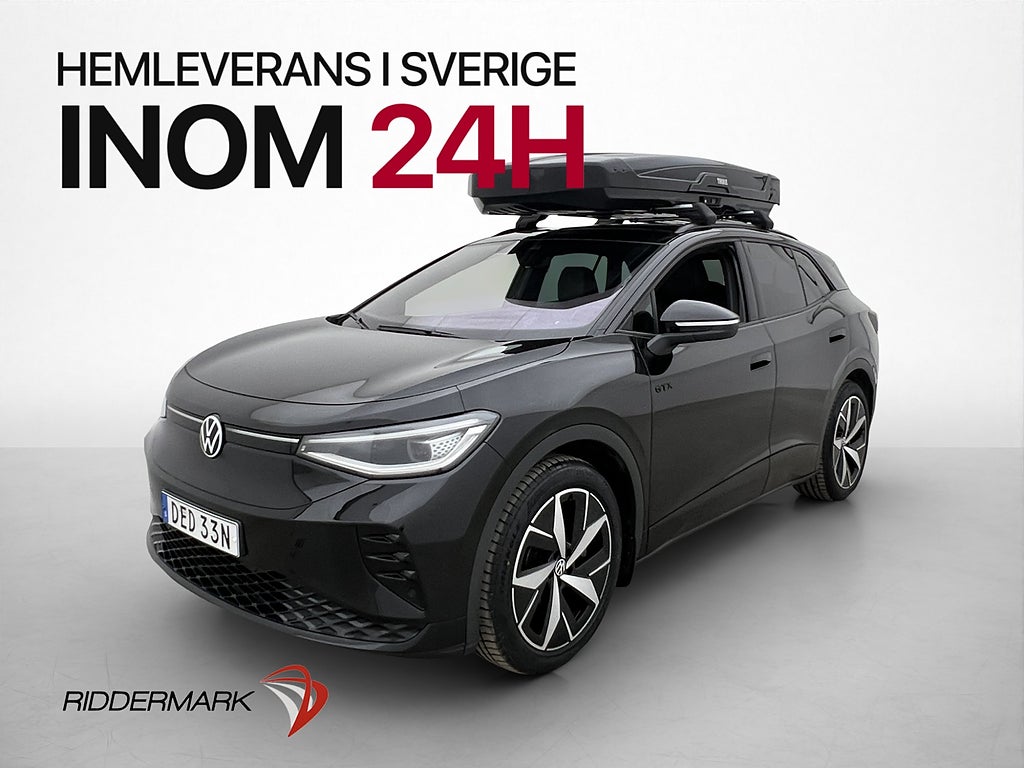 Volkswagen ID.4 GTX 299hk Takbox Drag Värmare CarPlay MOMS