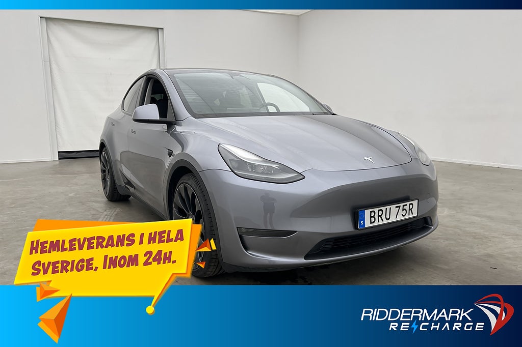 Tesla Model Y Performance AWD Autopilot Kamera Svensksåld