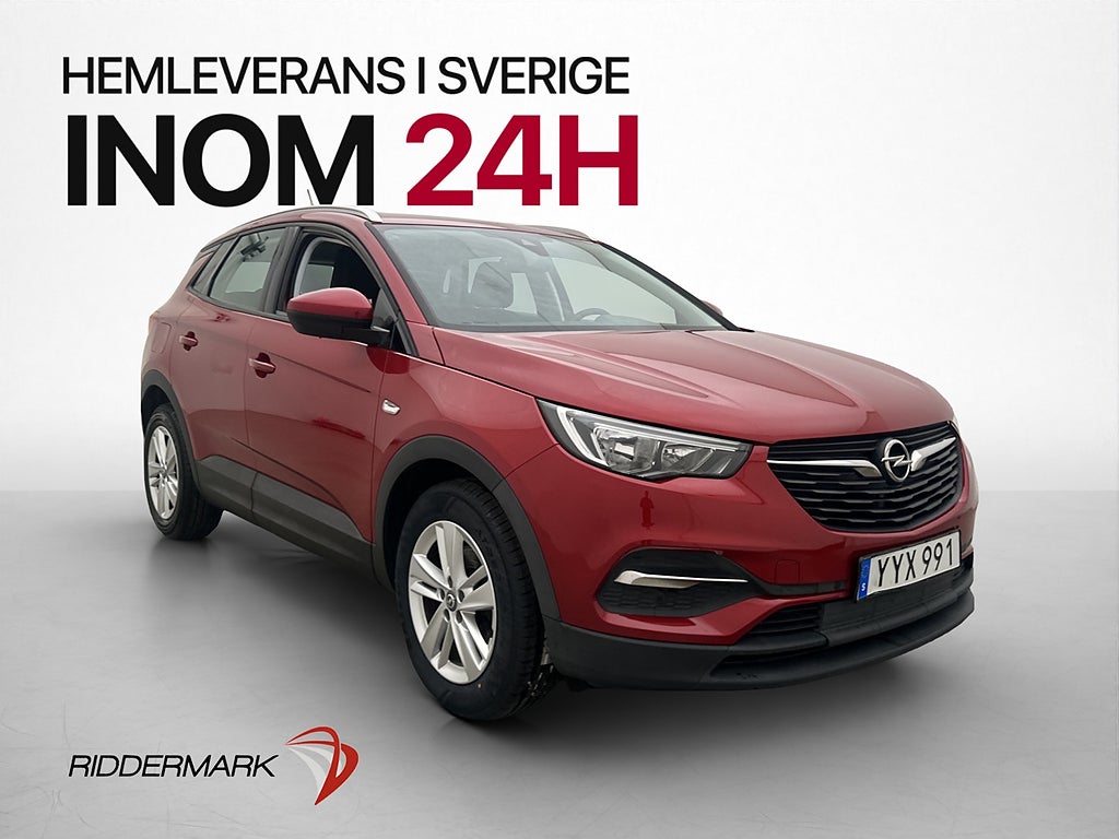 Opel Grandland X 1.2Turbo 130hk Endast 0,51l/mil 492kr skatt