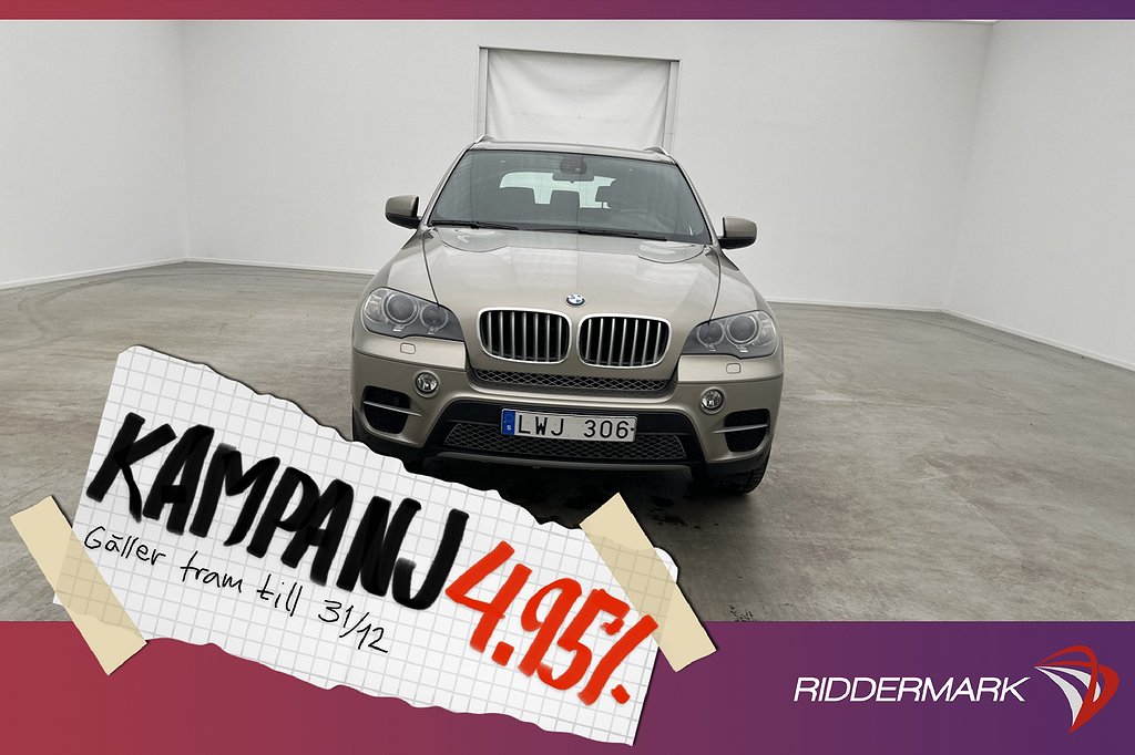 BMW X5 xDrive40d Sport line M&K-Värmare Navi S 4,95% Ränta