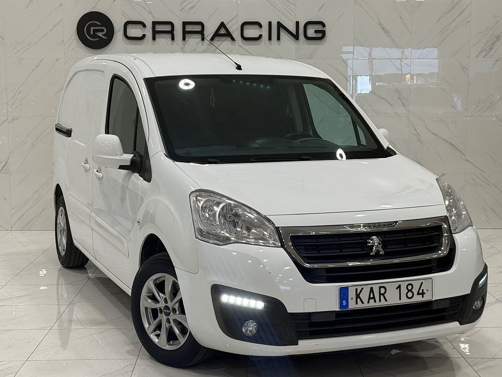Peugeot Partner Skåpbil 1.6 BlueHDi EGS |Dragkrok|Nybesiktad|