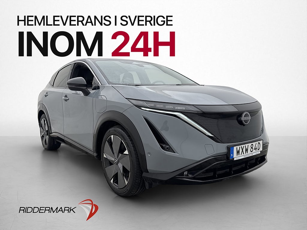 Nissan Ariya 87 kWh 242hk EVOLVE BOSE Pano 360° HuD CarPlay