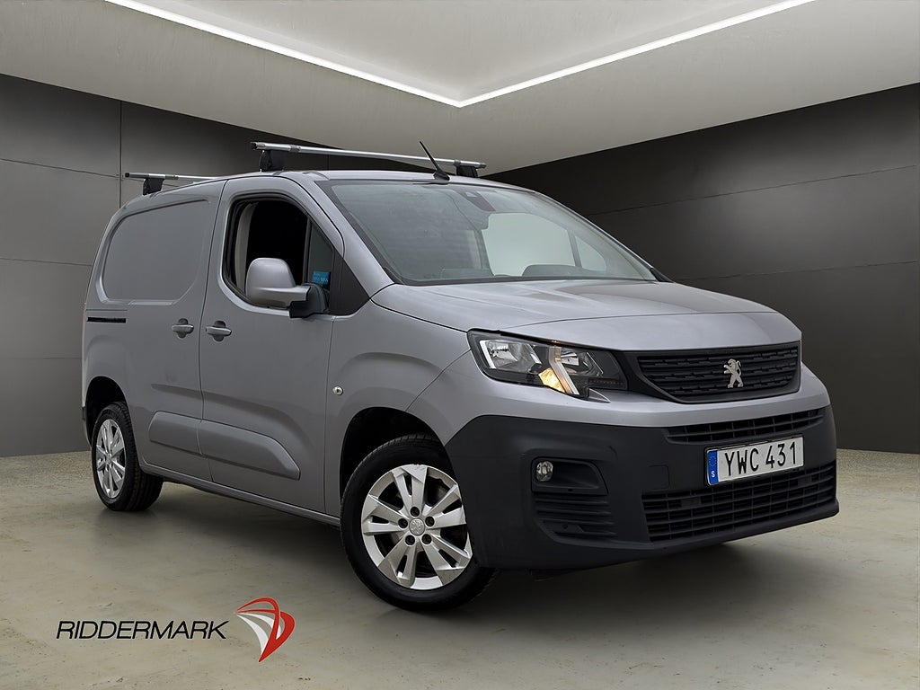 Peugeot Partner 1.5HDi Värmare Drag 3-Sits B-Kamera Takräcke