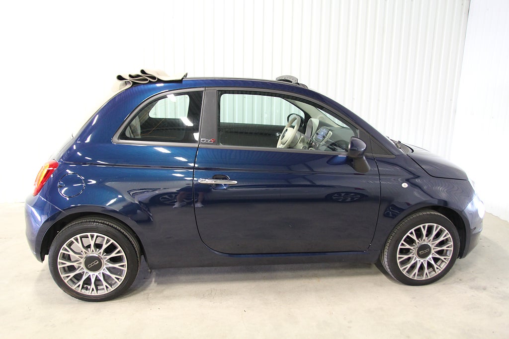 Fiat 500 500C Hybrid, cabriolet, mycket fint skick