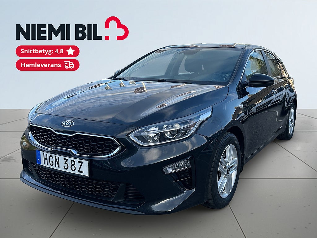 Kia Ceed T-GDI Action SoV.-Däck/Drag/Rattvärm/Kamera/Carplay