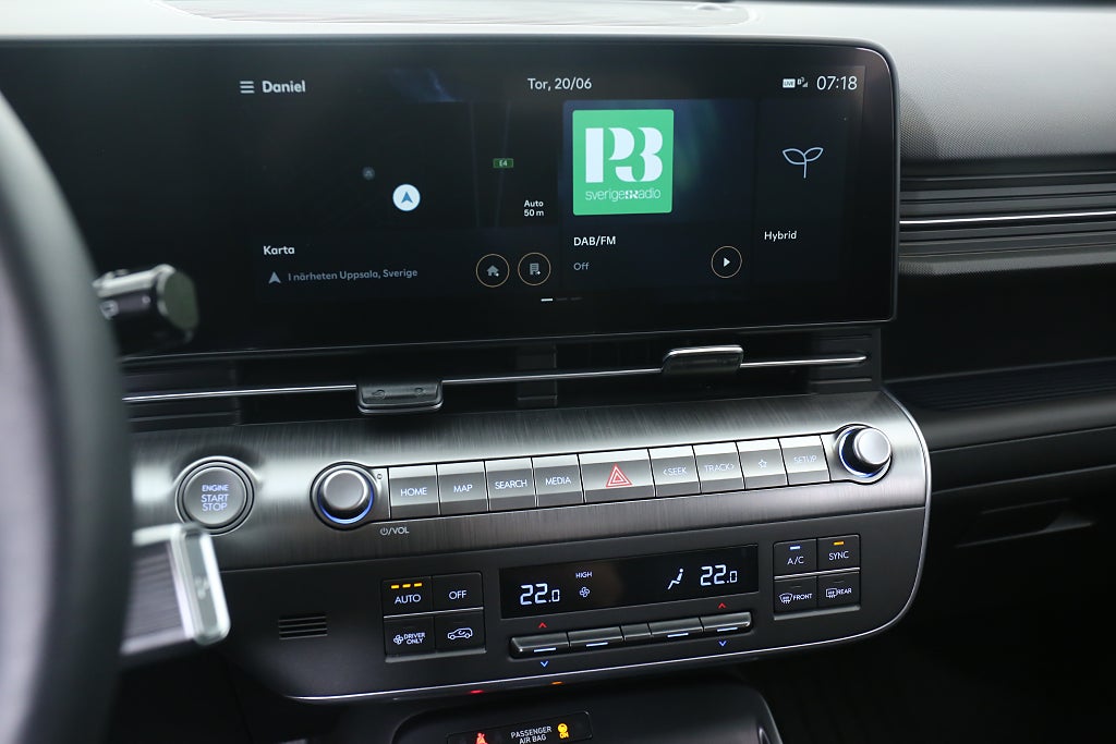 Hyundai Kona Hybrid 1,6 GDi 141hk HEV Advanced Aut Skinn Navi