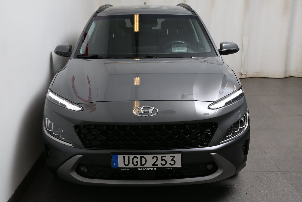 Hyundai Kona Hybrid 1,6 GDI 141hk Advanced Aut Head-up Nybilsgaranti 2023