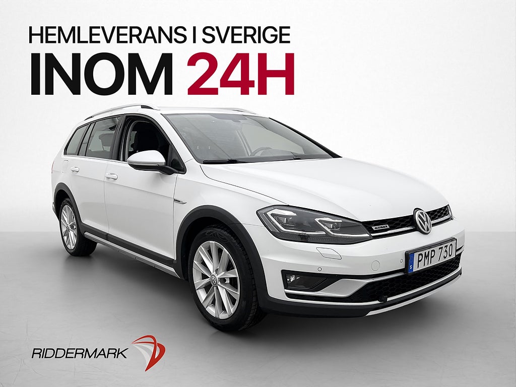 Volkswagen Golf Alltrack TDI 4M D-värme Kamera CarPlay Drag