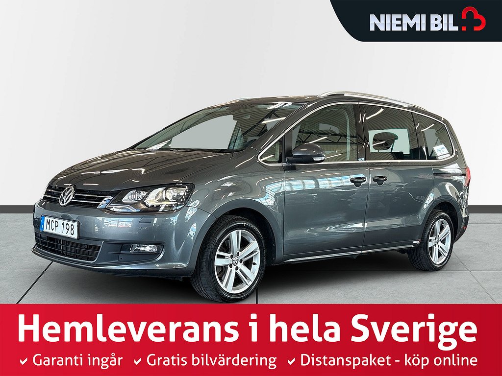 Volkswagen Sharan 7-sits 2.0 TDI S&V-hjul/Drag/Bkamera/Dvärm