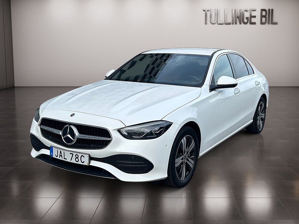 Mercedes-Benz C 300 e 9G Avantgarde 360° Helläder Elstolar 1-Ägare MOMS