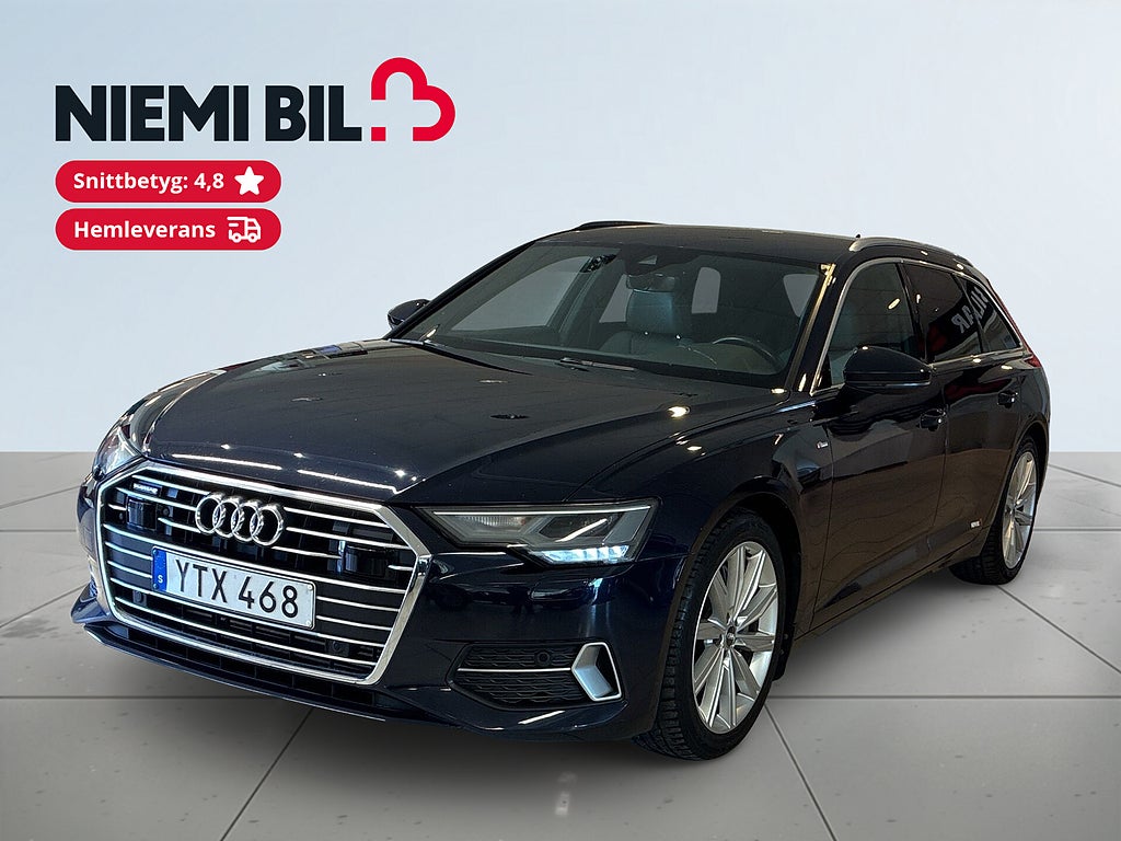 Audi A6 Avant 45 TDI quattro MOMS Drag Dvärmare S&V-däck Navi