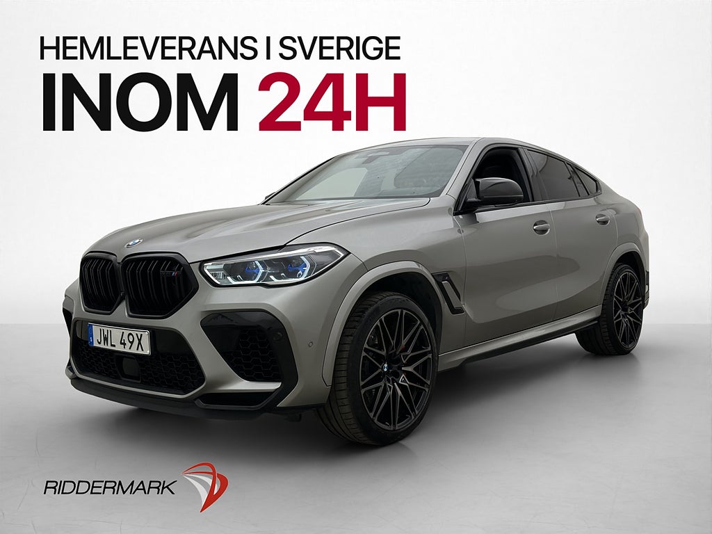 BMW X6M Competition 625hk M Driver's Sky Lounge B&W Night-V