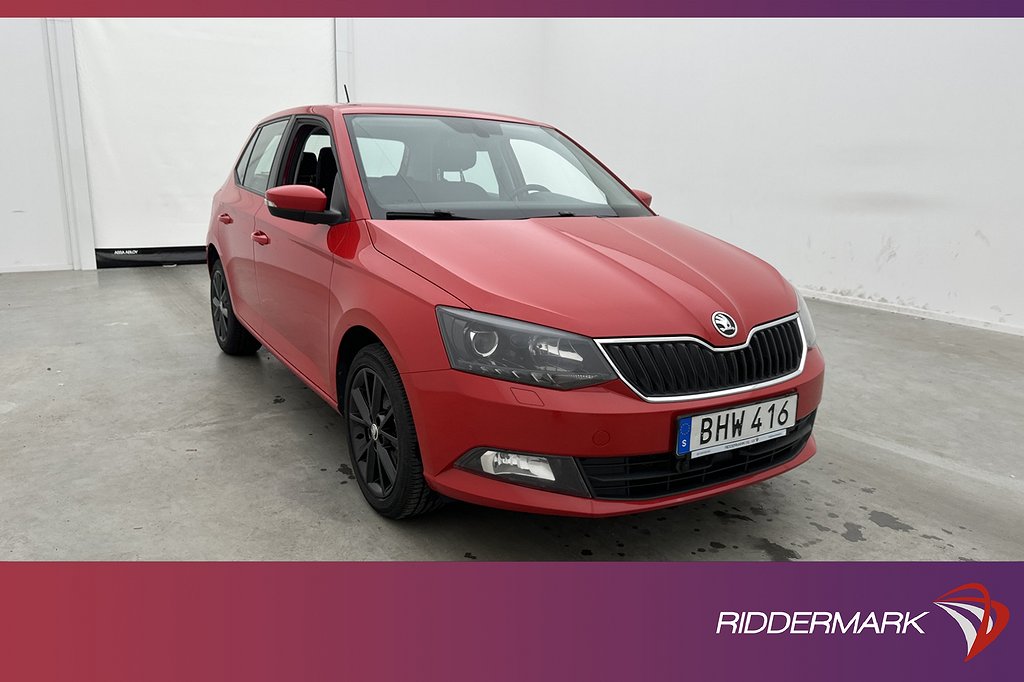 Skoda Fabia 1.0 TSI 95hk Style Värmare Sensorer Keyless