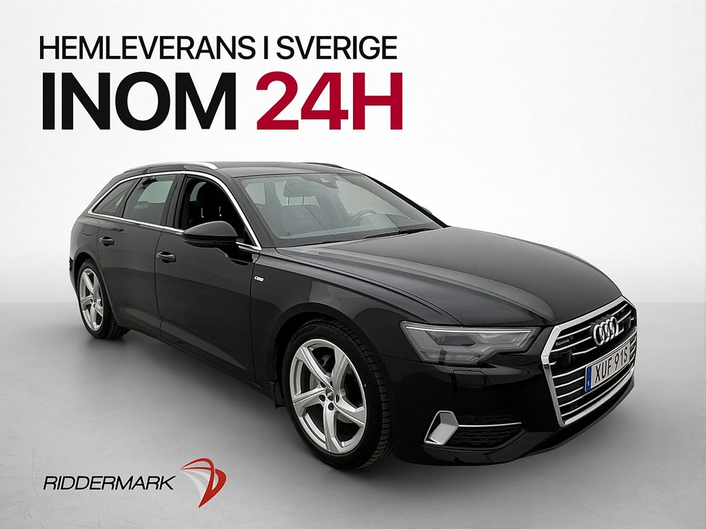 Audi A6 40 TDI 204hk Quattro S-Line Adaptiv-Fart Värm Drag