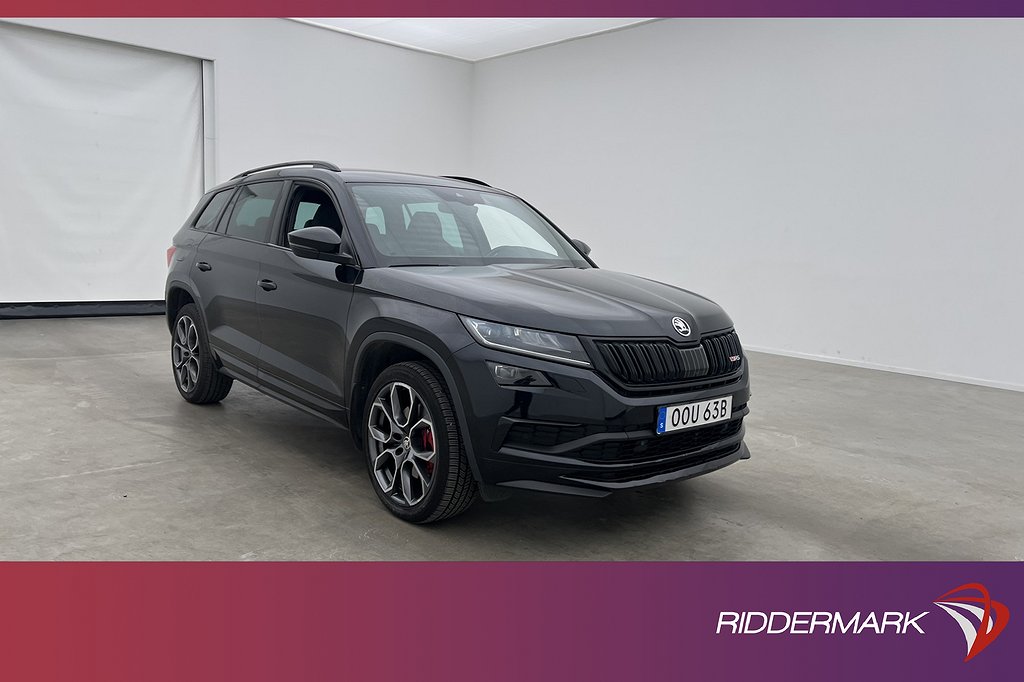 Skoda Kodiaq RS 4x4 240hk 7-Sits Värmare Cockpit Canton Drag