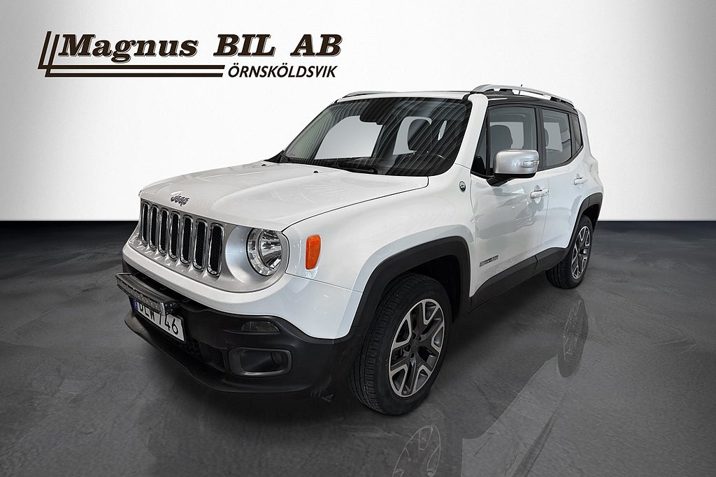 Jeep Renegade 2.0 CRD 4WD Limited Drag Rattvärme M-värmare V-hjul  2015 till salu hos Magnus Bil