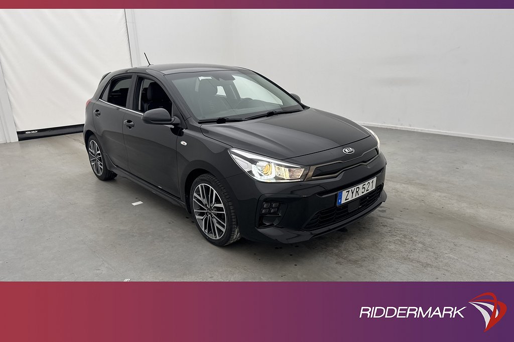 Kia Rio 1.0 120hk GT-Line Kamera Halvskinn CarPlay Rattvärme