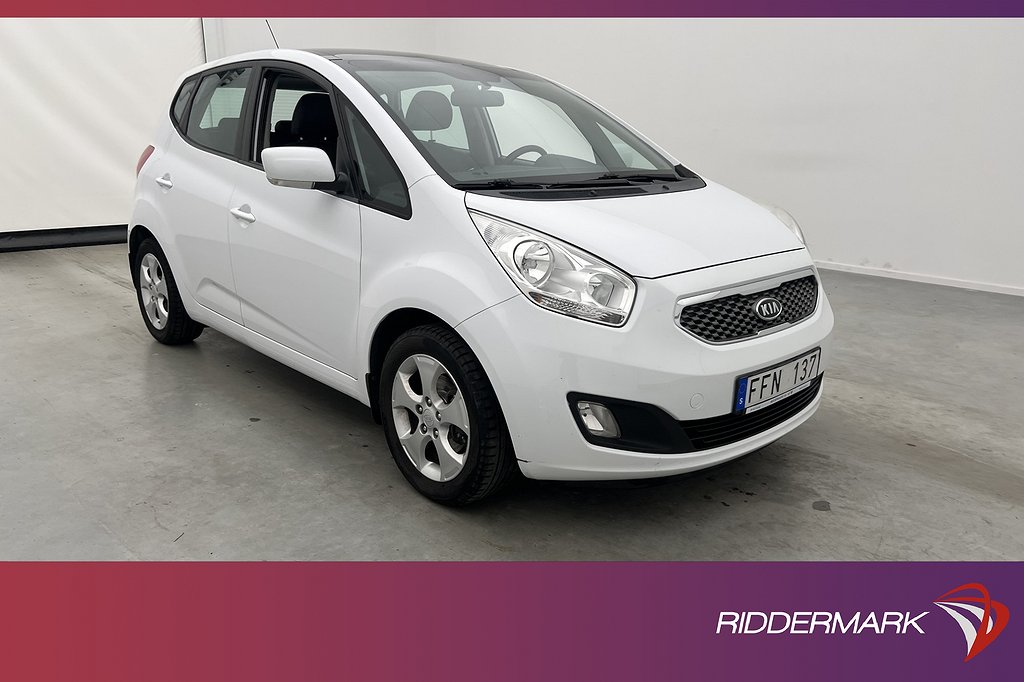 Kia Venga CVVT 90hk Comfort En-Bruk Pano Sensorer Halvskinn