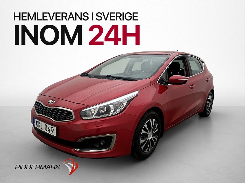 Kia Ceed 1.6 CRDi 136hk Farthållare P-Sensorer Bluetooth