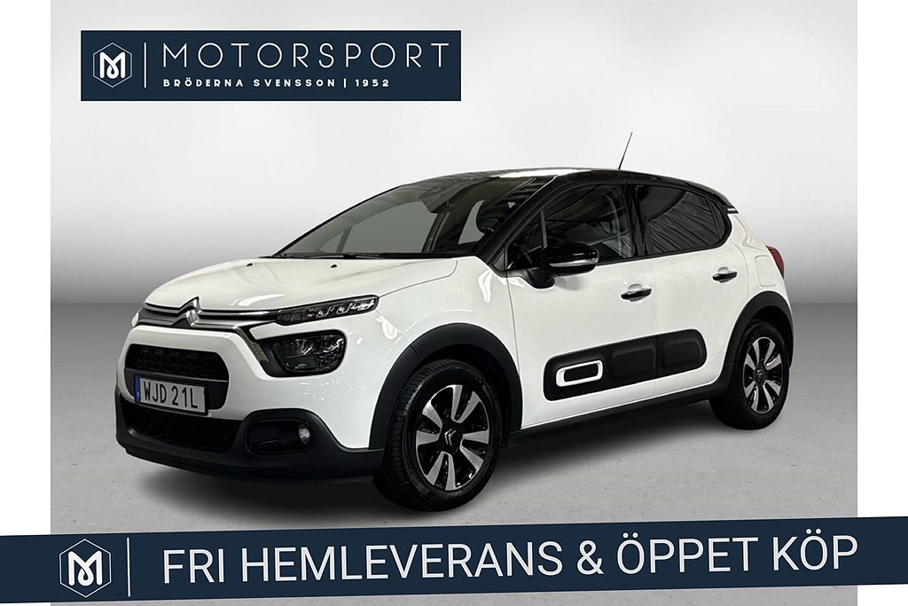 Citroën C3 1.2 PureTech Automat Carplay Sensorer Bluetooth
