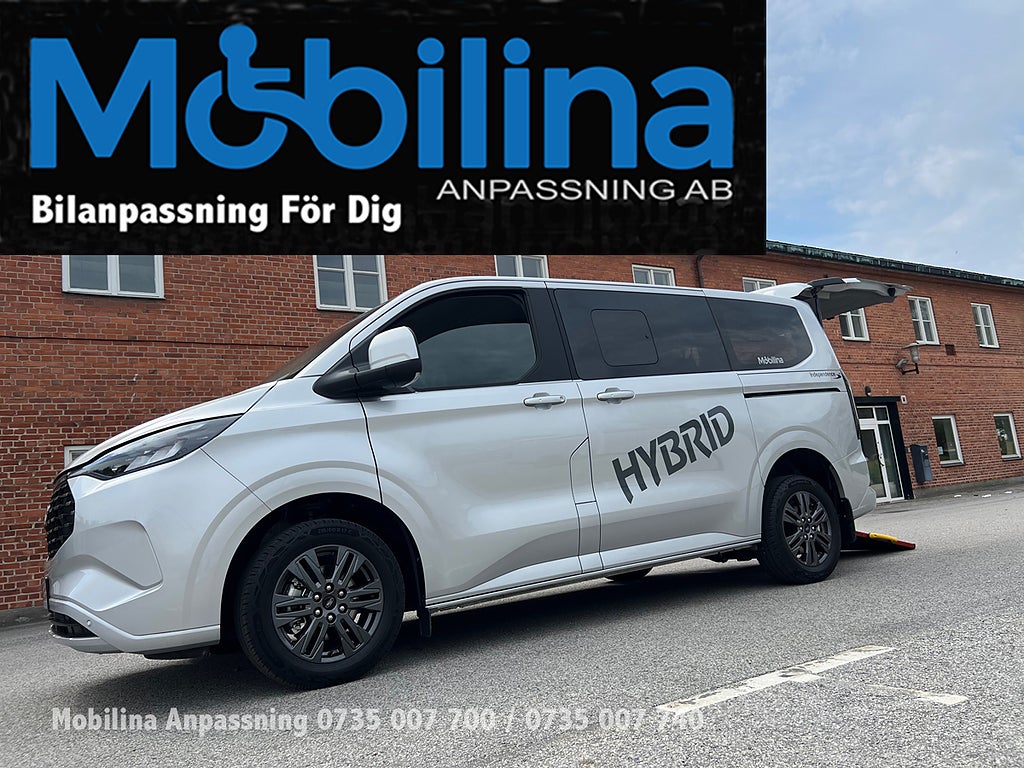 Ford Tourneo Custom Handikappanpassad - Plug-in Hybrid