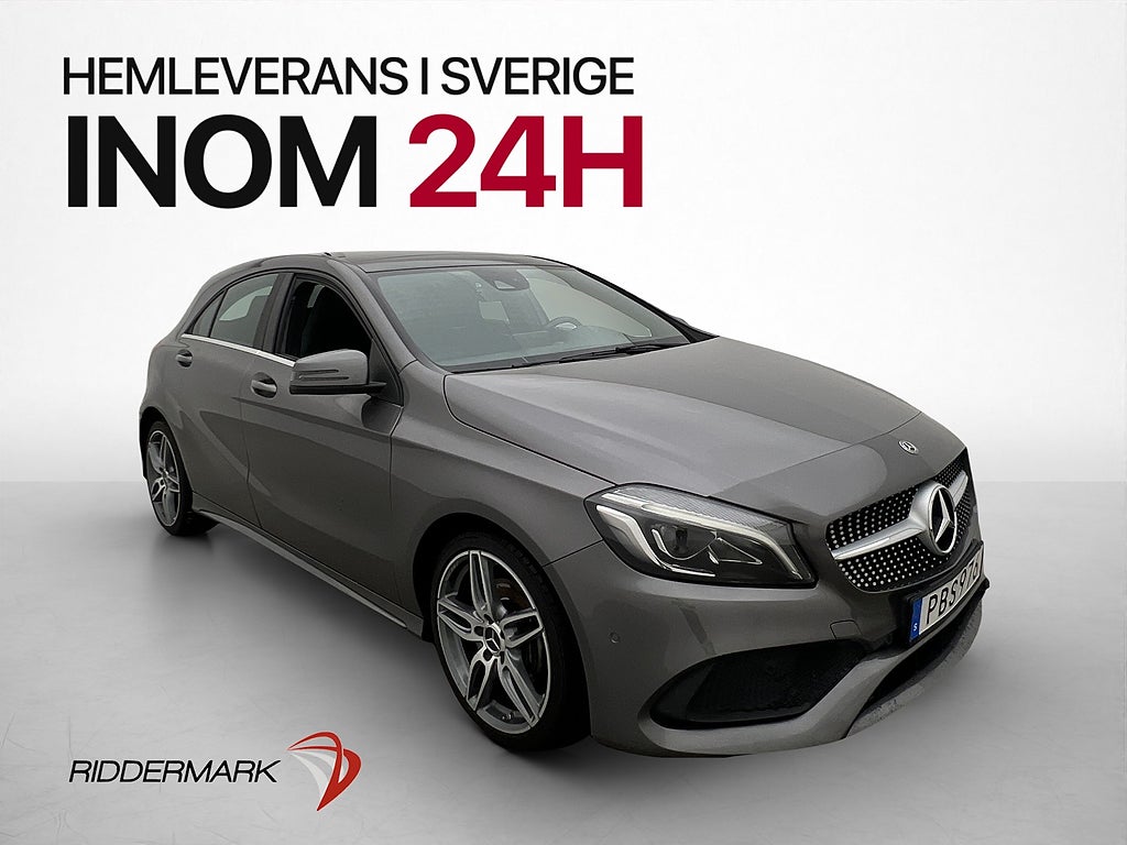 Mercedes-Benz A180 d 109hk AMG Pano Kamera Keyless CarPlay