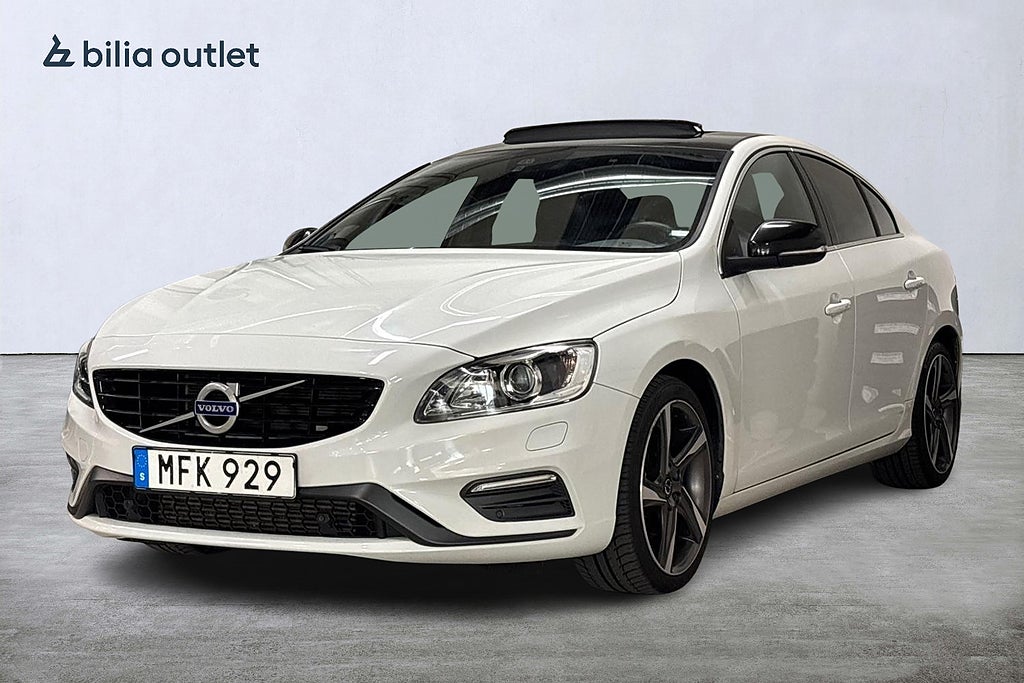 Volvo S60 D4 aut R-Design BE PRO 190hk Taklucka Navi PDC P-värm
