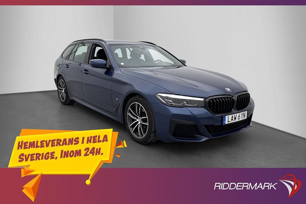 BMW 520 D Touring M Sport Kamera Skinn CarPlay Drag