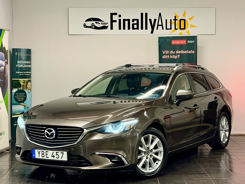 Mazda 6 Wagon 2.2 SKYACTIV-D AWD Euro 6 Ny-Servad/Dragkrok