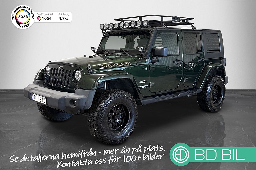 Jeep Wrangler Unlimited 3.8 V6 4WD MUDDERS ROOFRACK SV-SÅLD 
