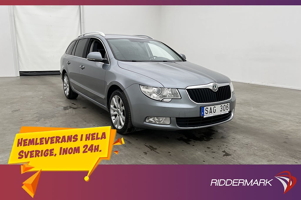 Skoda Superb 2.0 TDI 140hk 4x4 Värmare Navi Dragkrok