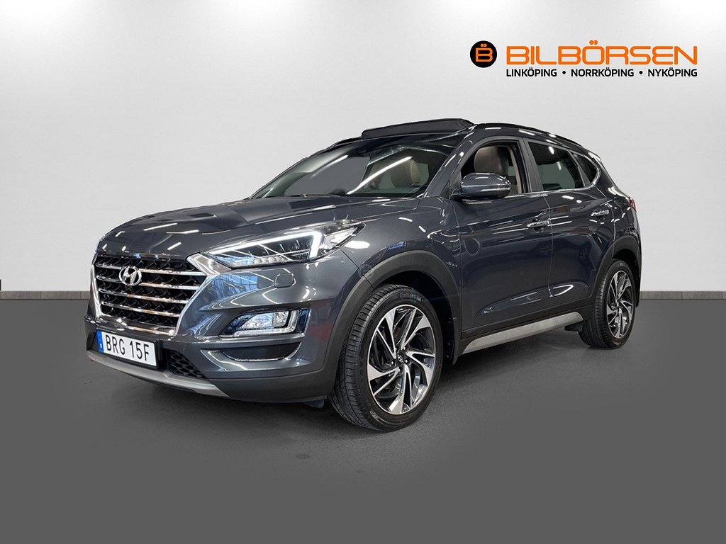 Hyundai Tucson 1.6 T-GDI 4WD 1,99% Ränta Panorama 360-Kamera Krell Drag 