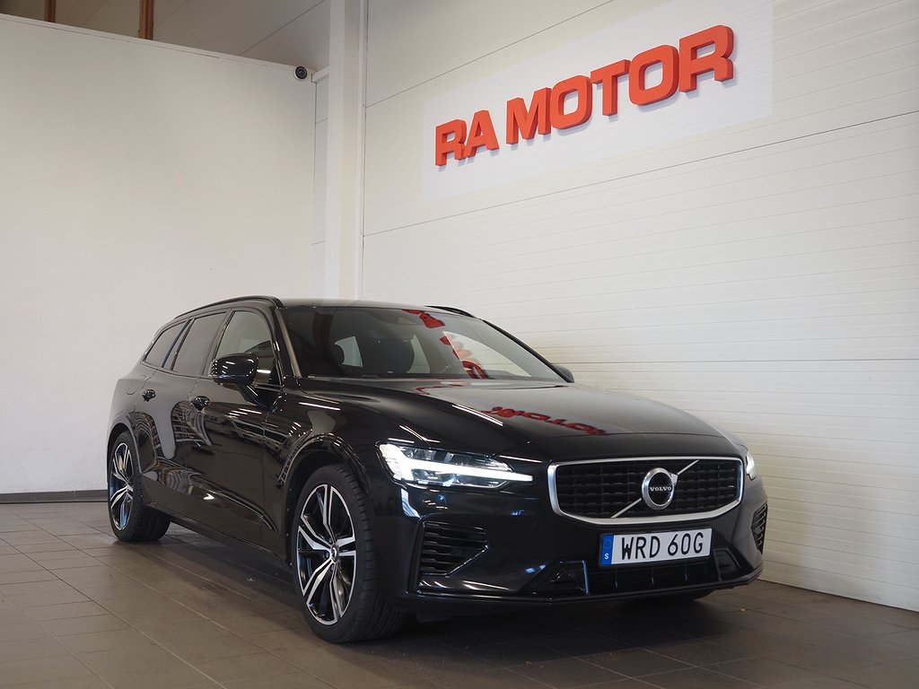 Volvo V60 T8 AWD 392hk Geartronic R-Design | Drag | Skinn | 2020