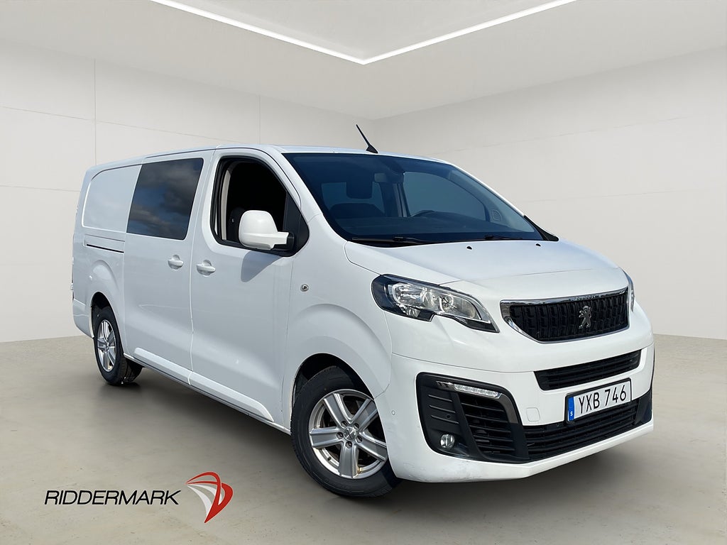 Peugeot Expert CrewVan L3 177hk 5-Sits Värm Drag Kamera MOMS