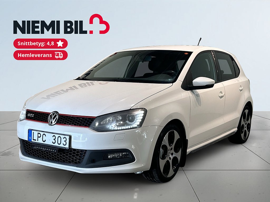 Volkswagen Polo 5-dörrars GTI 1.4 TSI GTI 180hk Mvärm Led-Ramp SoV