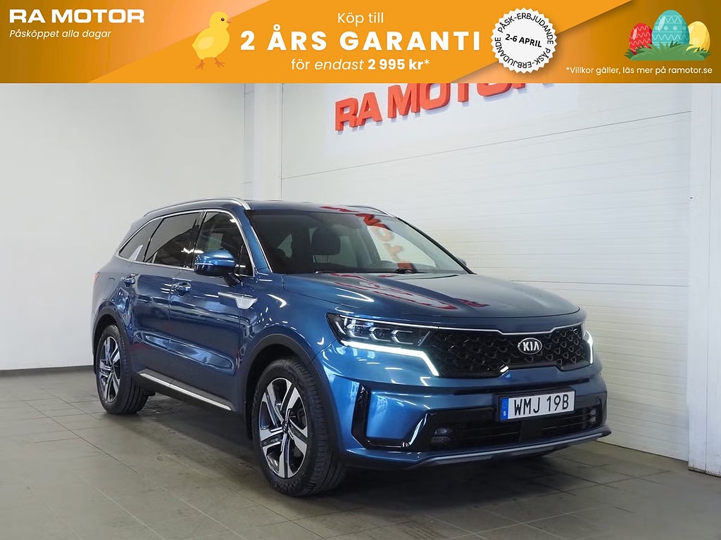 Kia Sorento PHEV 265hk Advance 7-Sits Drag Skinn Navi Kamera Moms 2021