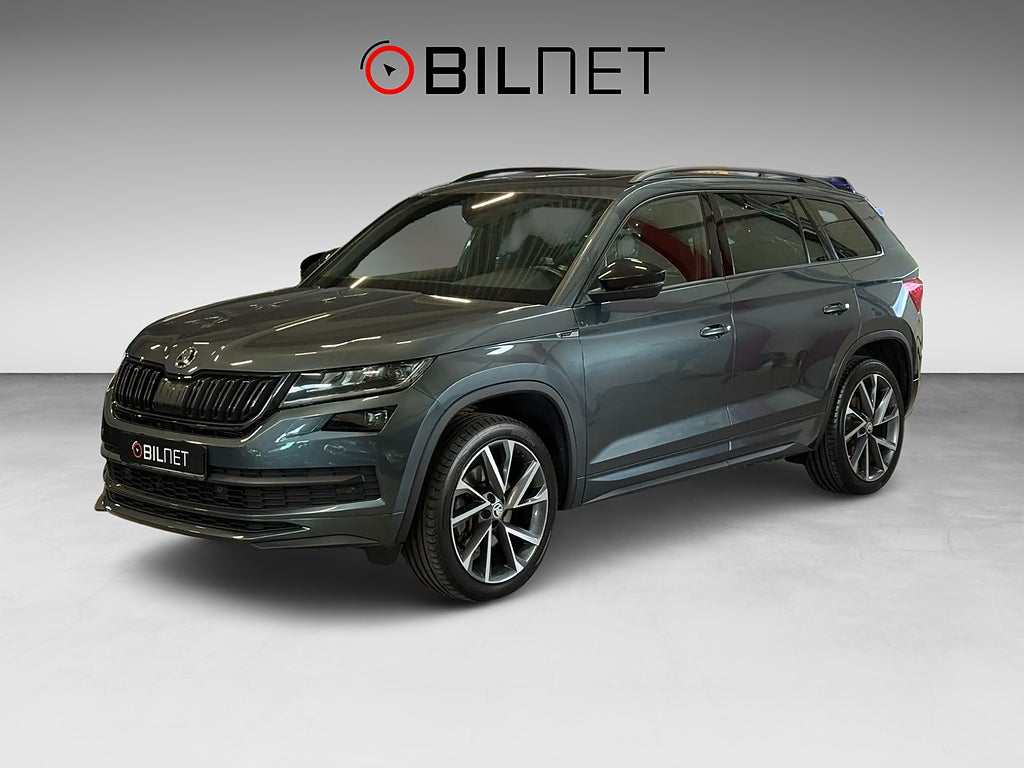 Skoda Kodiaq 7-Sits 2.0 TDI 4x4 Sportline Panorama Elstol Drag