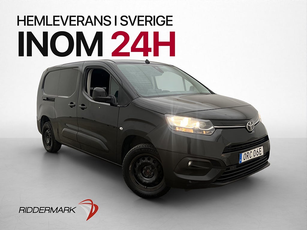 Toyota proace-city L2 B-Kamera V-Inr 2xDörrar CARPLAY Moms