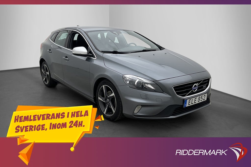 Volvo V40 D2 115hk R-Design D-Värmare B-Kamera Drag