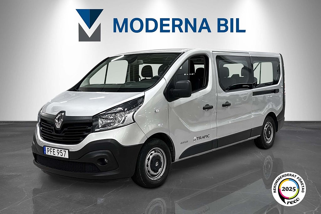 Renault Trafic Kombi 1.6 dCi 125hk 9-sits Lång Nybes D-värm Navi PDC