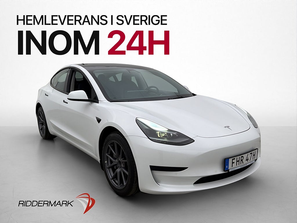 Tesla Model 3 Standard Range Plus Autopilot Svensksåld