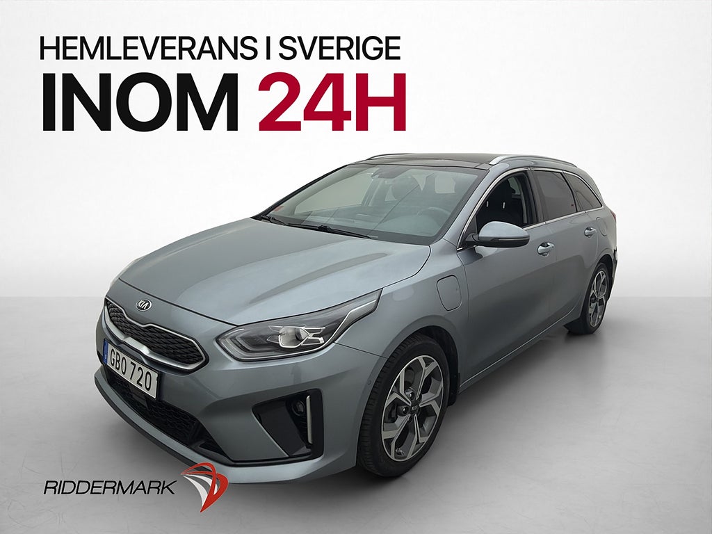 Kia Ceed SW Plug-in 141hk Pano Skinn Kamera Rattvärm CarPlay