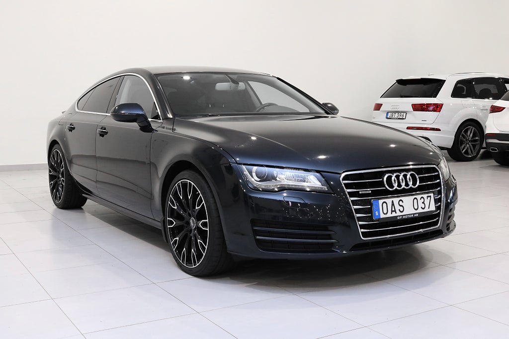 Audi A7 3.0 TDI 313hk BiTurbo / Quattro / Drag / Värmare
