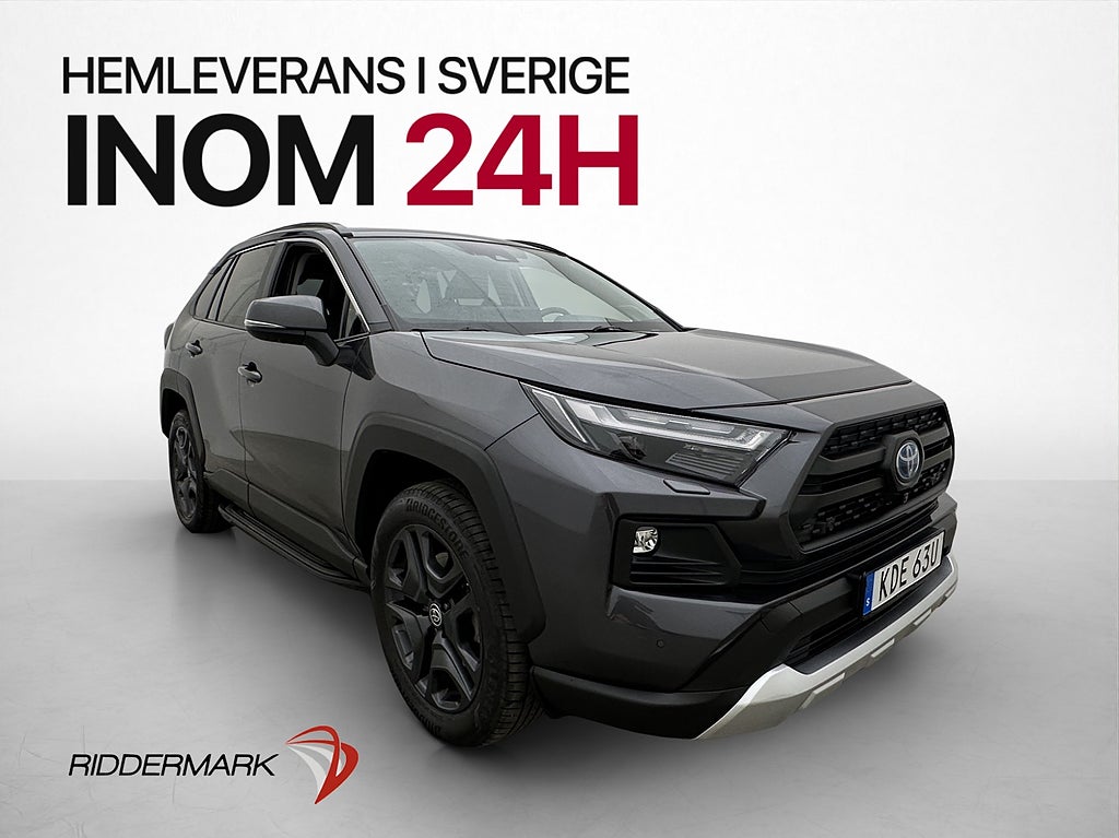 Toyota RAV4 Hybrid AWD Adventure 360° Skinn JBL Rattvärme